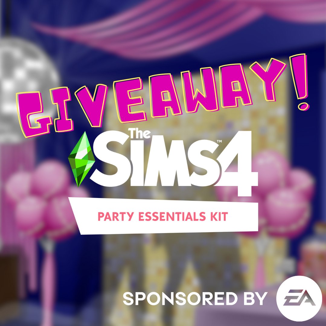 🪩 GIVEAWAY #PartyEssentialsKit! 🪩

#SponsoredByEA + thanks to the #EACreatorNetwork I have 1x code (EA app) for a lucky winner!

🪩 Like
🪩 Follow 
🪩 Retweet 
*optional SUBSCRIBE to my YT youtube.com/KiwiSimsKate

Ends April 24th 6pm NZDT #ad #thesims4