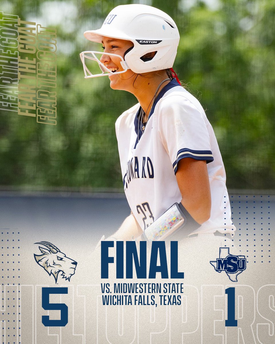 SEUAthletics's tweet photo. 🥎 | FINAL: @seusoftball ends Friday afternoon with two wins over Midwestern State! #FearThegoat 

📸 @shotsbymajo https://t.co/fxw5ony7Yt