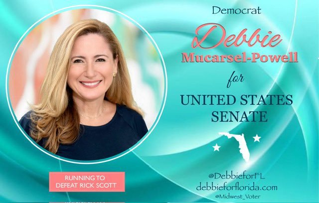 Rick Scott wrote the plan to cut Medicare and wants to repeal the ACA. Debbie Mucarsel-Powell is committed to ensuring that Floridians have access to high-quality affordable healthcare. We need her in the U.S. Senate. #ResistanceUnited #Allied4Dems debbieforflorida.com/on-the-issues/…