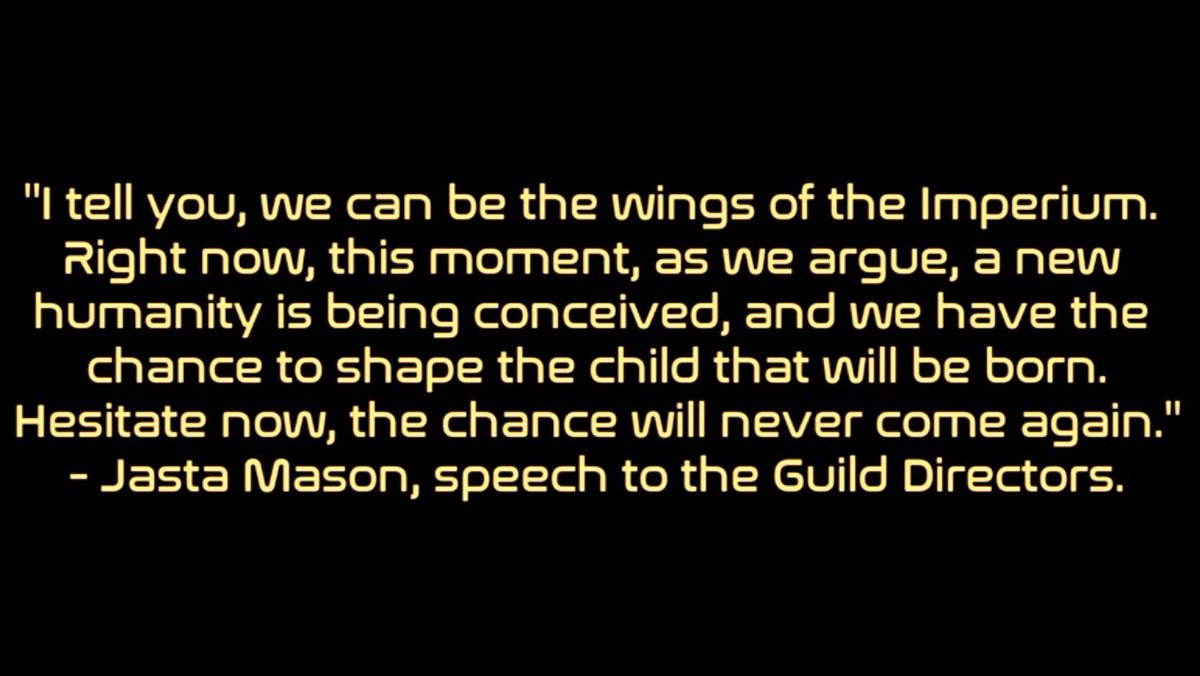 westsan's tweet image. A new humanity is being conceived 

…hesitate now, and the chance may never come again

~ #SpacingGuild 
— #RedQueenProphecy

~ #AfroGenesis
