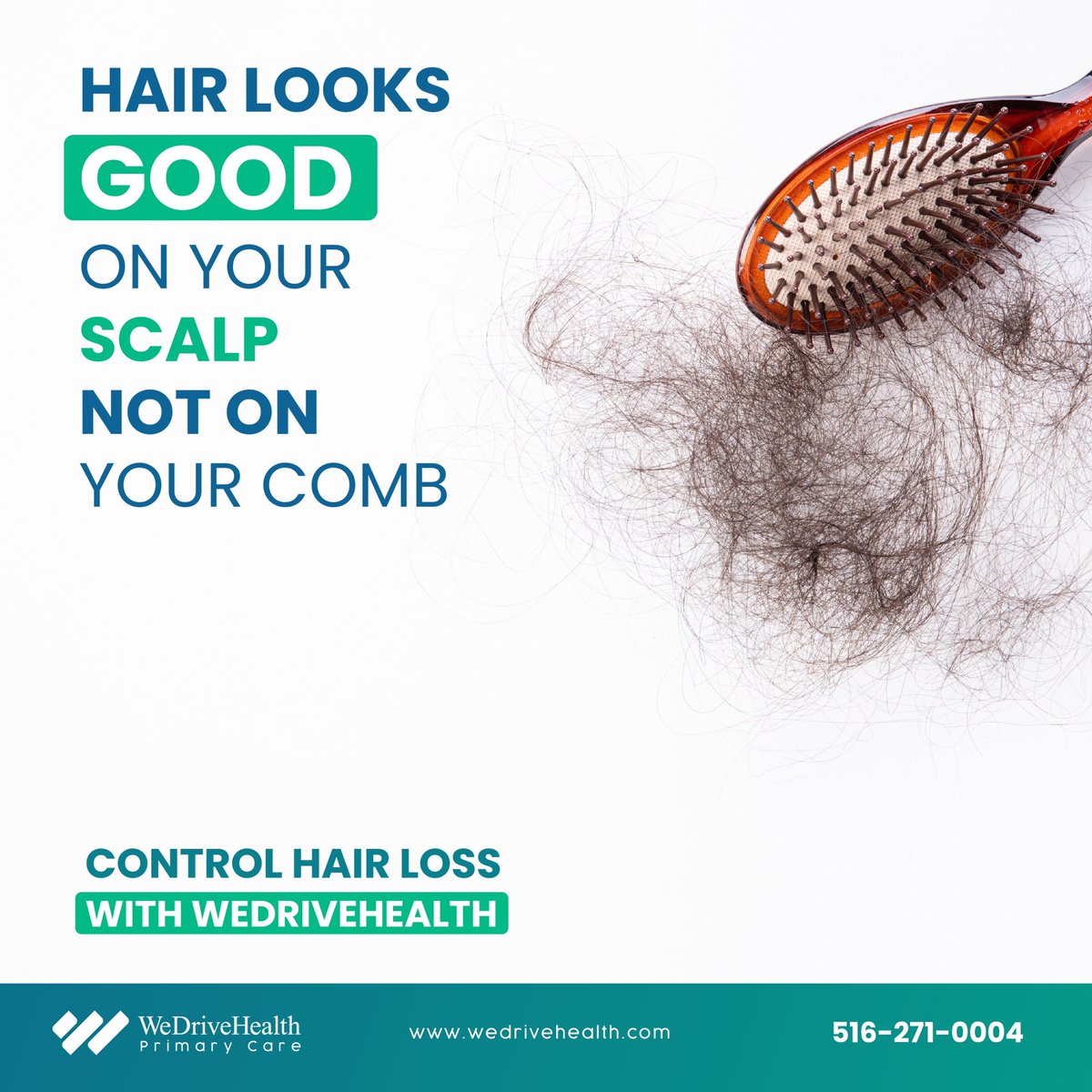 WeDriveHealth's tweet photo. Thinning hair giving you a fright? WedriveHealth can set things right! ✨

#HealthCare #WednesdayWisdom https://t.co/0gMDDDrAVO