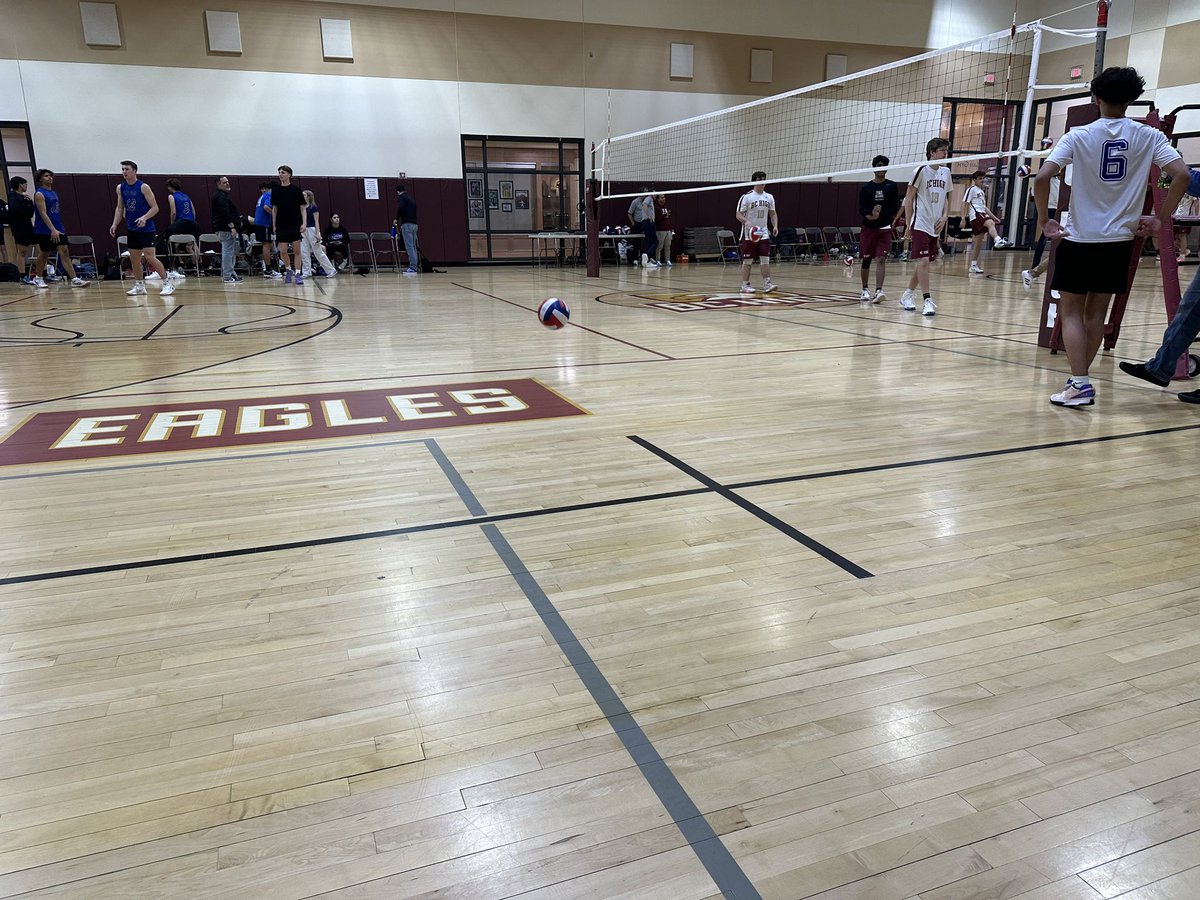 JV match just ended, we’re well behind schedule here at BC High. Still should be a quality match. No. 9 Eagles vs unbeaten No. 14 Methuen. Start looking more like 6pm.