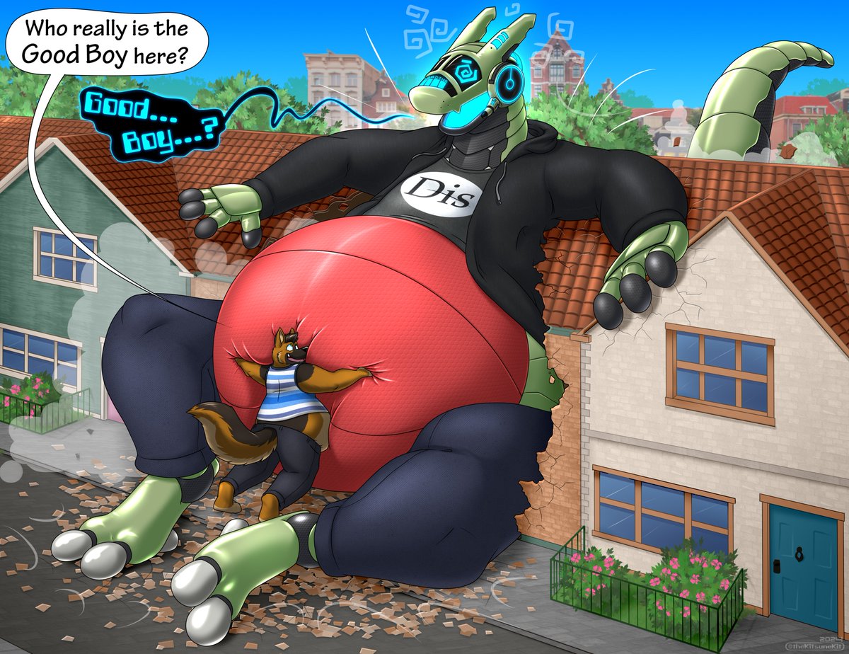 Rixx Home Wrecker
Rixx was planning on making Jager giant, but it seems the tables have been turned the now Rixx has outgrown the house and is still getting bigger. 🏡