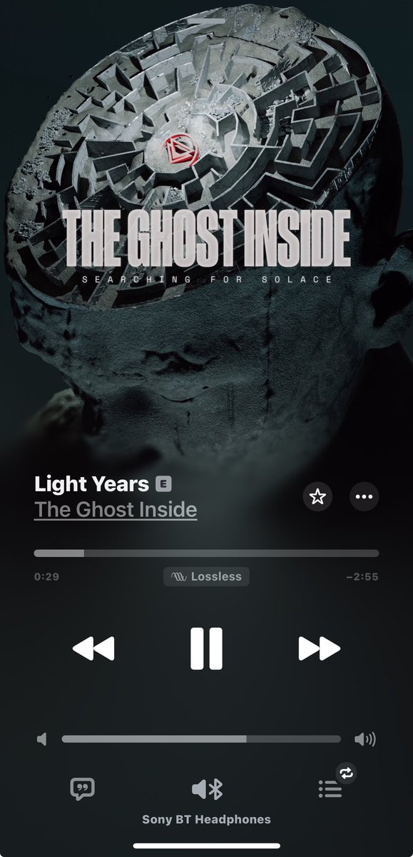 #NowPlaying🎧🔊

New album🤘🏻

Artist: @theghostinside 
Song: “Light Years”

#Headbanger #MetalHead #Metal #Metalcore #NuMetal #AltMetal