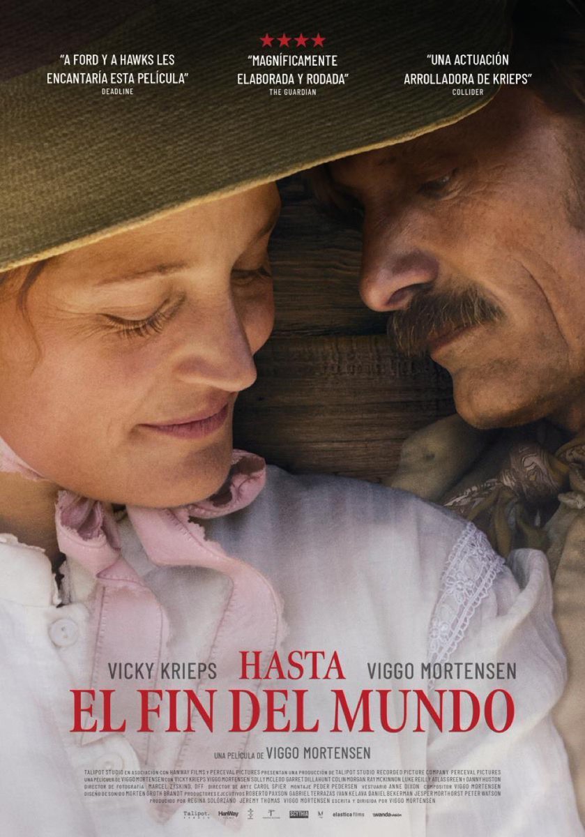 Dos pósters del nuevo filme de #ViggoMortensen  “The Dead Don’t Hurt” protagonizado por #VickyKrieps y #ViggoMortensen estrena en Mayo en cines.