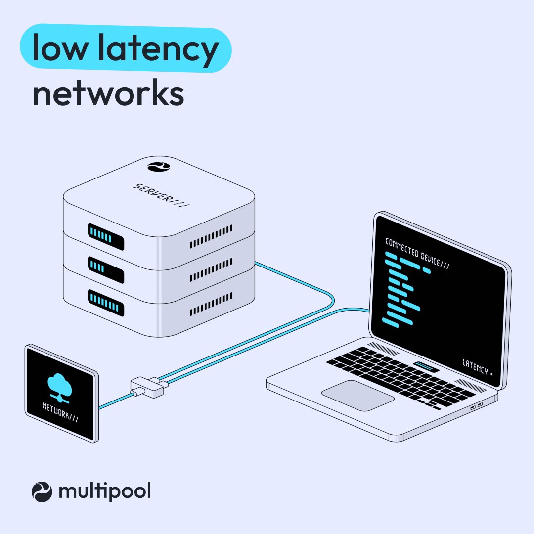 💧 Enjoy fair & equal access to ultra low latency networks on Multipool! You heard it, we’re bringing you world-class, ultra low latency trading on Multipool so you can stay ahead of the curve. ✅ Utilize industry-leading low latency infrastructure ✅ Direct access to financial