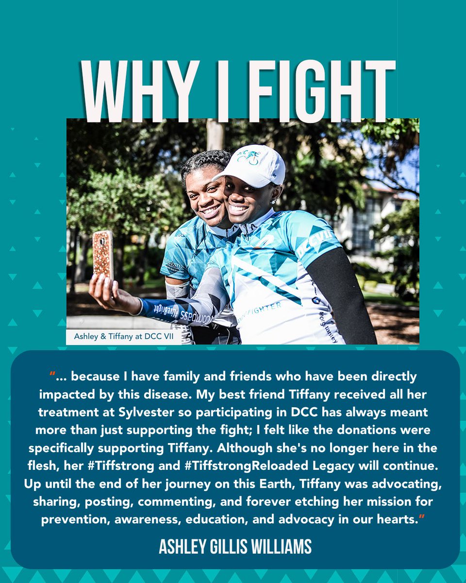 It’s Fighter Friday! Meet DCC Fighter Ashley ⭐️ Read about what DCC means to her. #OneTeamOneFight
