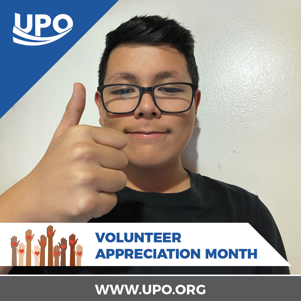 'I'm grateful to be part of the solution,' says Daniel Mejia, a student at Don Bosco Cristo Rey High School, and a volunteer at UPO. Learn how you can help! ow.ly/xcoQ50Rkhef #UPOinDC #VolunteerAppreciationWeek #ChangingLives @Mark_Shriver @DonBoscoCR