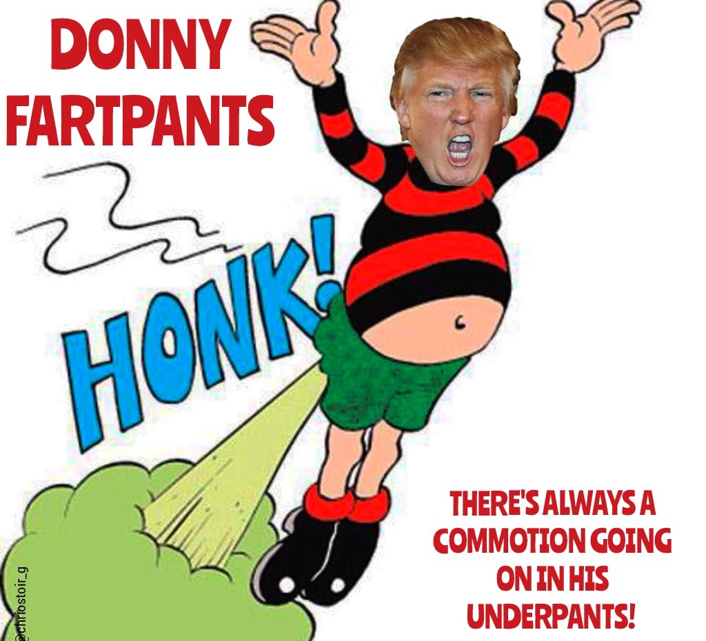 chriostoir_g's tweet photo. Inspired by the legendary #VizComic.
#DonnyFartpants #TrumpyTrump https://t.co/qdsEzKf3hW
