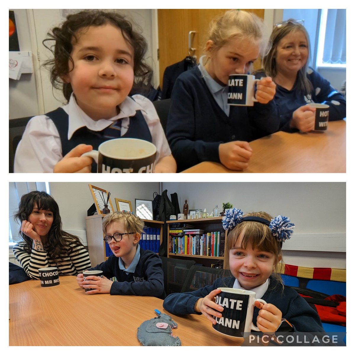 A brilliant end to a brilliant week in school, sharing Hot Chocolate with these superstars. Lots of celebrations today. Great work, great effort, great school family. Have a wonderful weekend everyone! ❤️ #MakeADifference