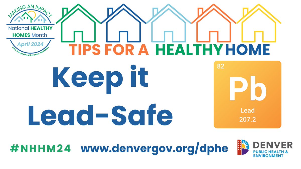 It's tempting to open your windows to the fresh spring air. If you live in a house built before 1978, it is more likely to have lead-based paint on windows. After opening/closing windows, use a wet towel or wipe to pat down any dust. Learn more: epa.gov/lead/protect-y… 
#NHHM24