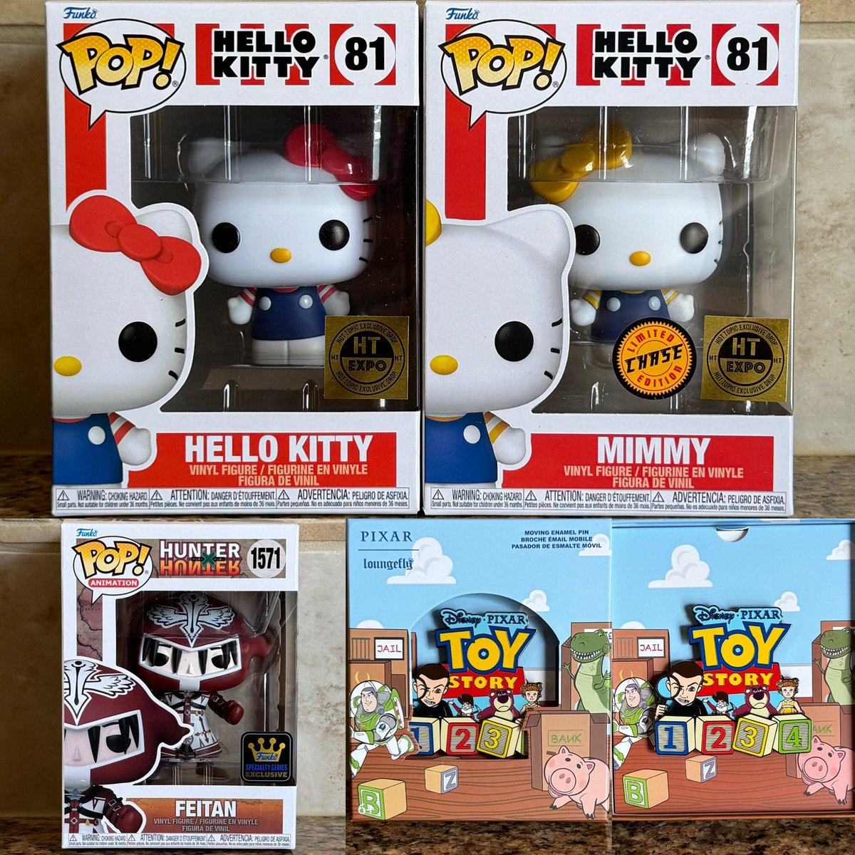 📭📦 Got a few Pops & Pin! . #Disney #Pixar #ToyStory #Pin #Loungefly #HunterXHunter #Sanrio #HelloKitty #Funko #FunkoPop #FunkoPopVinyl #Pop #PopVinyl #Collectibles #Collectible #FunkoCollector #FunkoPops #Collector #Toy #Toys #DisTrackers