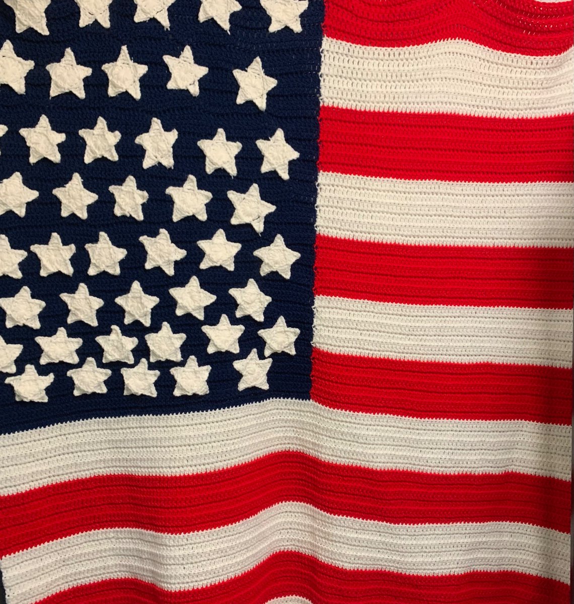 All finished! #handmade #americanflag #stars #stripes #red #white #blue #freedomfighters