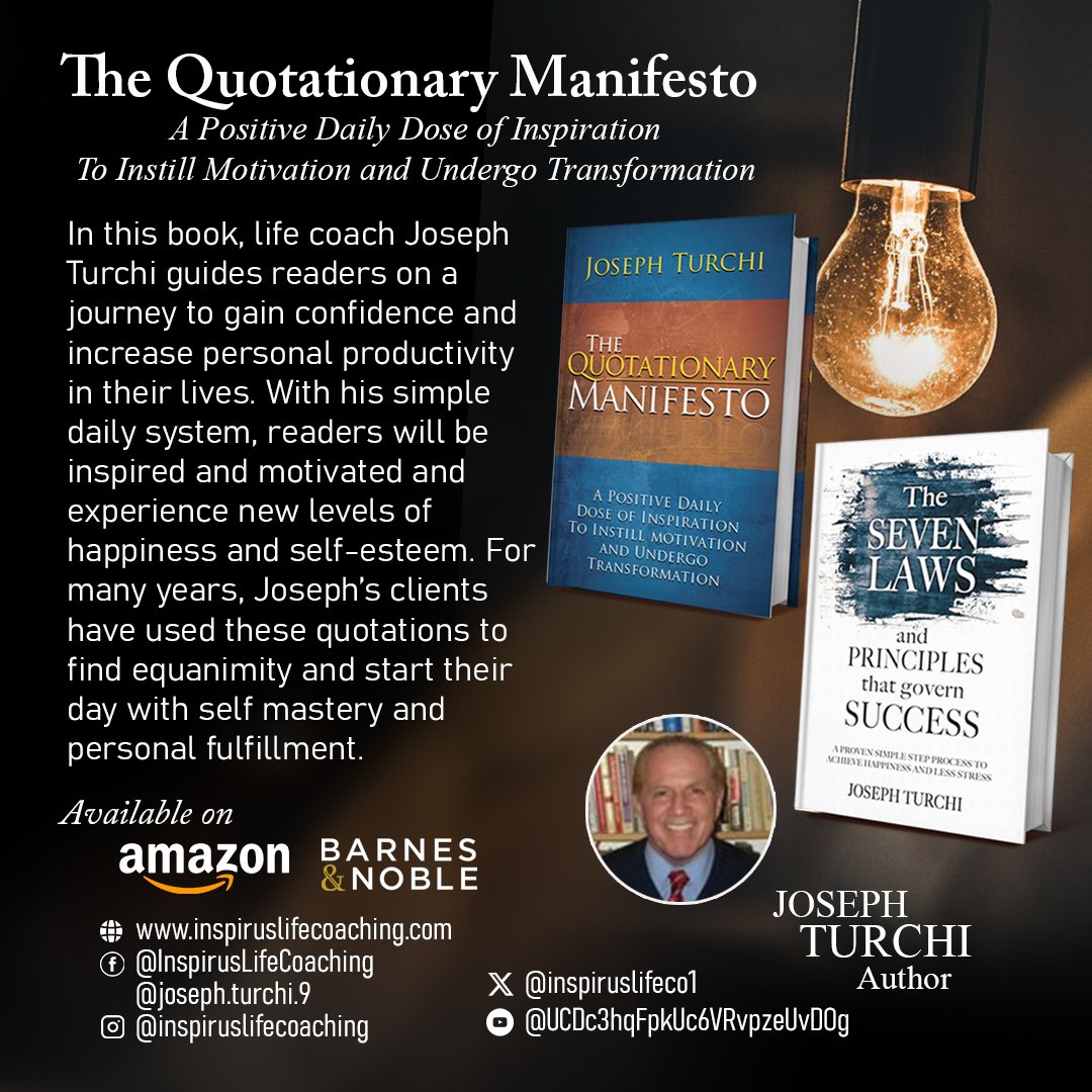 Joe has been in the 'Life Coaching' industry for over 30 years. As a teacher and mentor in the Philadelphia school system, he was instrumental in helping students and parents develop their relationships and communication skills. His book 'The Quotationary Manifesto' guides
