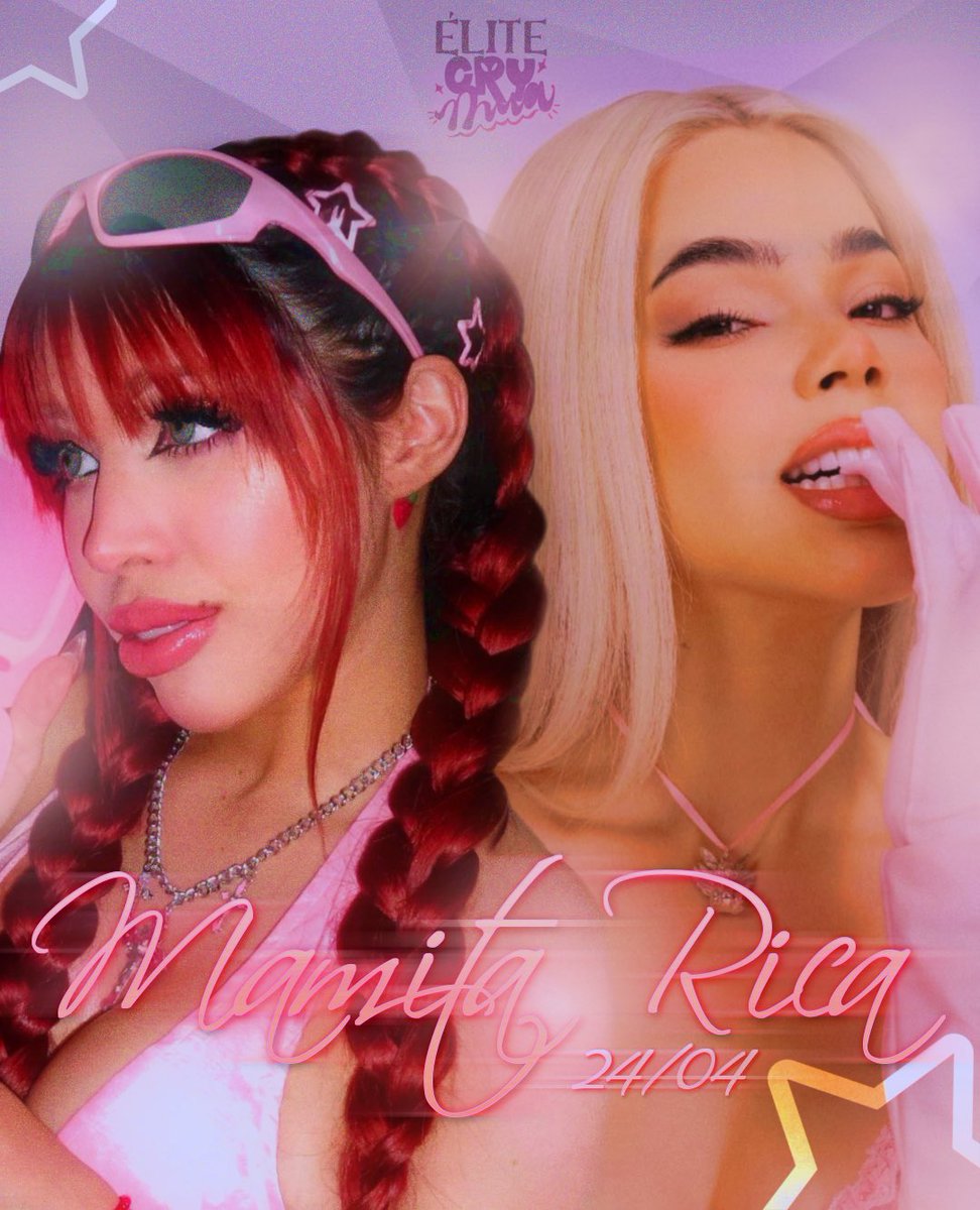 ECrymuaOficial's tweet photo. Ya no falta mucho para el estreno de MAMITA RICA, no olviden hacer pre save a PINK AURA para ser los primero en escucharla!! 

https://t.co/n4t9nzhk4i https://t.co/DsBt6dRKiS