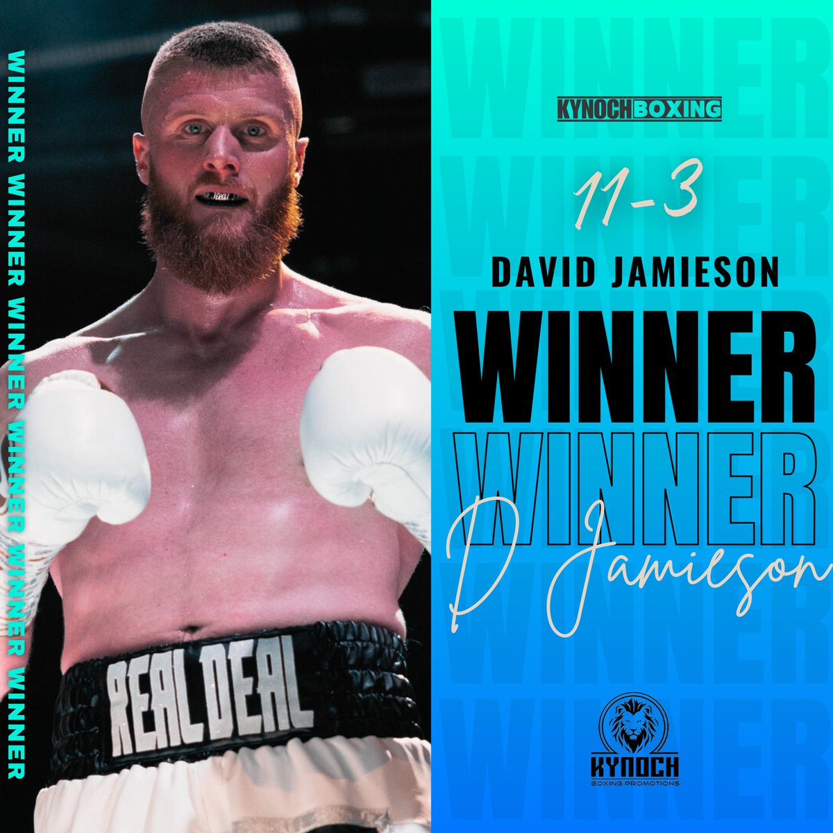 Real Deal in One 👀

David Jamieson returns with a vicious 1st round TKO victory over Kaseem Saleem.💥

Heavy shots from the Cruiserweight and Kaseem showed great heart to get up from the 1st knockdown.

#Boxing #fightnight