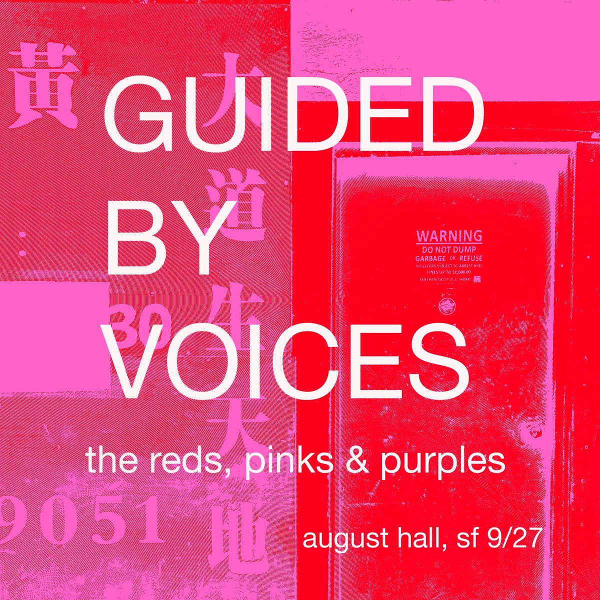 What’s up, tickets for this bonkers Guided By Voices/Reds, Pinks & Purples show are on sale NOW. ticketweb.com/event/guided-b…