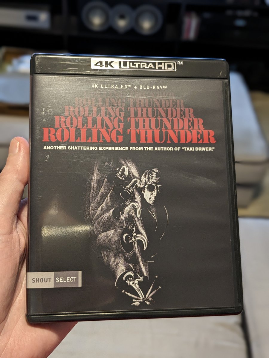 First-Time Watching Rolling Thunder (1977) Tonight on 4K Blu-ray! From Shout Select. Directed by John Flynn and starring William Devane, Tommy Lee Jones. Let the action begin! Lets check it out.

#RollingThunder #WilliamDevane #TommyLeeJones #PhysicalMedia