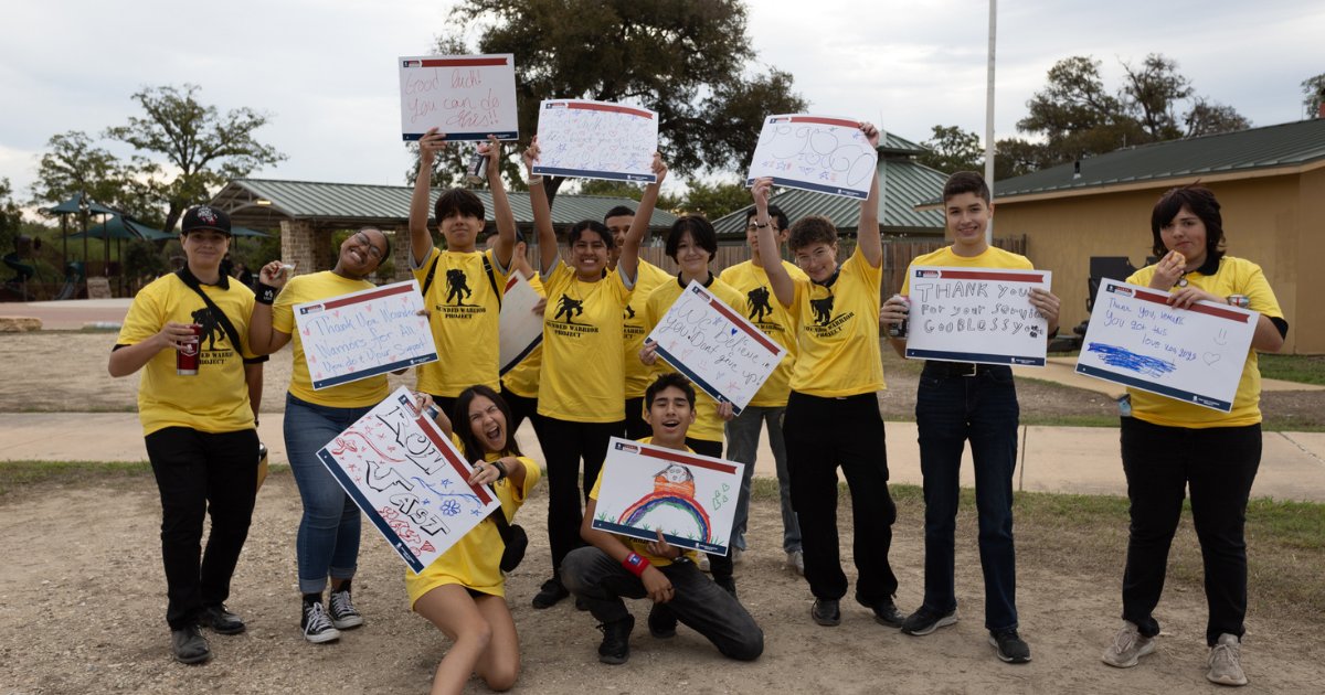wwp's tweet photo. This #NationalVolunteerMonth, we want to give a huge shout-out to the wonderful volunteers who help out at our Carry Forward 5Ks in San Diego, Nashville, San Antonio, and Jacksonville! Learn more about volunteering at #WWPCarryForward: https://t.co/a97cmo80fW https://t.co/XfSurVsM4y