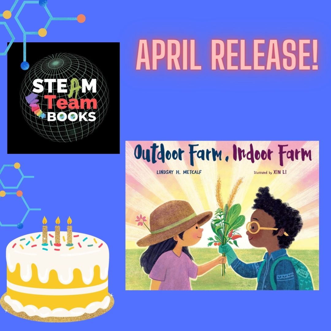 Today's featured April STEAM Team release is the captivating OUTDOOR FARM, INDOOR FARM by @lindsayhmetcalf, illustrated by @lixinmakesart This informational fiction picture book came out on April 9 from @astrakidsbooks #agricultureintheclassroom #picturebook #earthday #STEM