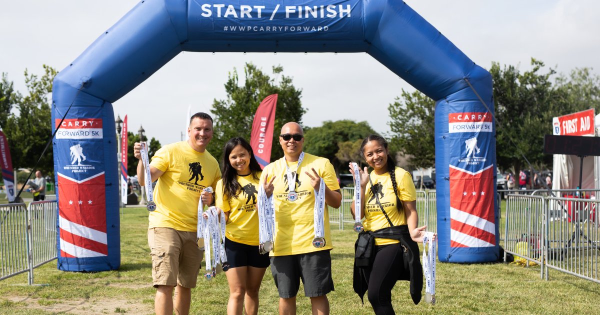 This #NationalVolunteerMonth, we want to give a huge shout-out to the wonderful volunteers who help out at our Carry Forward 5Ks in San Diego, Nashville, San Antonio, and Jacksonville! Learn more about volunteering at #WWPCarryForward: wwp.news/3PVrjLw