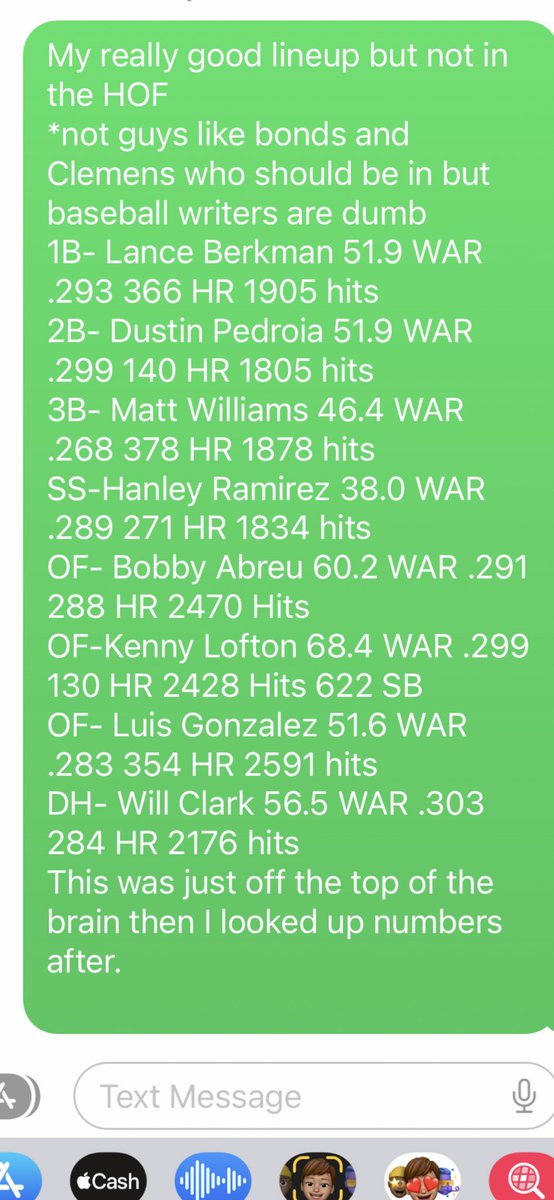 My right off the top of the brain Hall of pretty good to really good