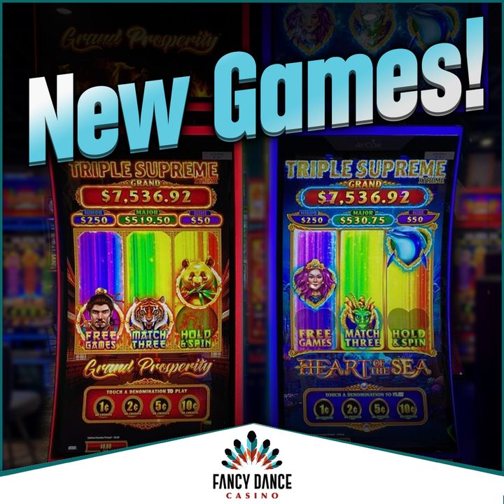 Check out our #new #Triple #Supreme #games just installed! 🎰

#fancydance #fancydancecasino #casino #bestslots #fancy #getfancy #newgames #newslots #playandwin #playslots #ponca #slotgames #slots #spinandwin #stayfancy #triplesupreme #wherewinnersdance #win #winbig
