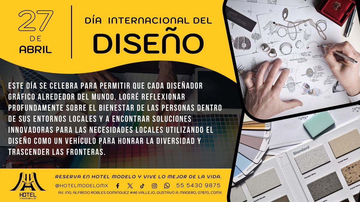 27 de Abril,🖼🖼¡Día Internacional del Diseño! 
#Efemerides 
#designinspo  #diamundial  #EnterateAqui  #SabiasQue