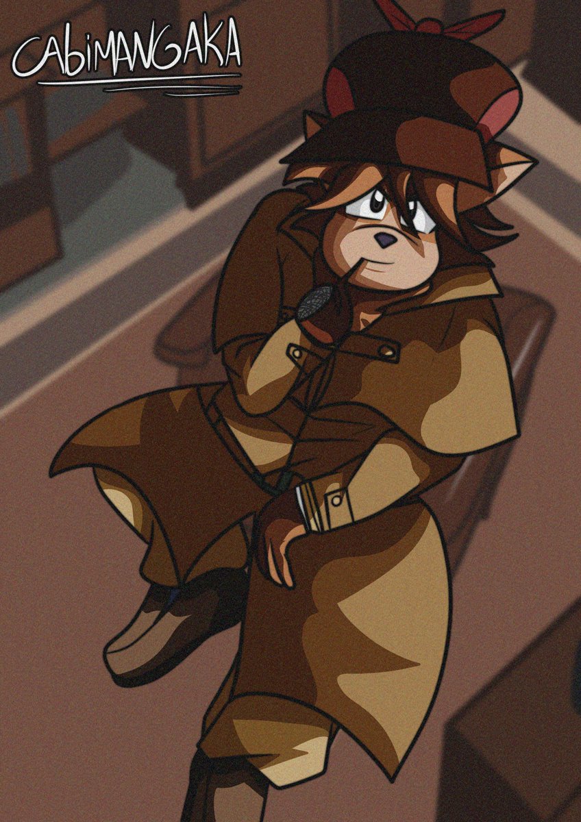 I drew Sherlock Hound, from the classic 80s anime series
I tried to draw a new perspective too, I hope you all like it! ^^

#Fanart #SherlockHound #draw #drawing #digitalart #art #dibujo #dibujodigital #artedigital #arte #characterfanart #80sanime #retroanime #sherlockholmes