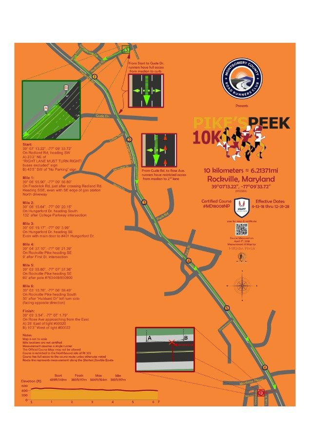 The annual Pike’s Peek race is this Sunday. Runners-good luck! Motorists-expect delays and pay attention to instructions from race marshals and @mcpnews officers along the route. For more info visit: pikespeek10k.org @MCDOTNow @MDSHA @BCCCenter