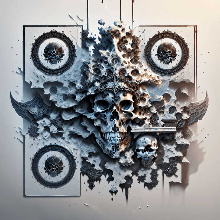 Skull QR Code Art #qrcode #skull #art