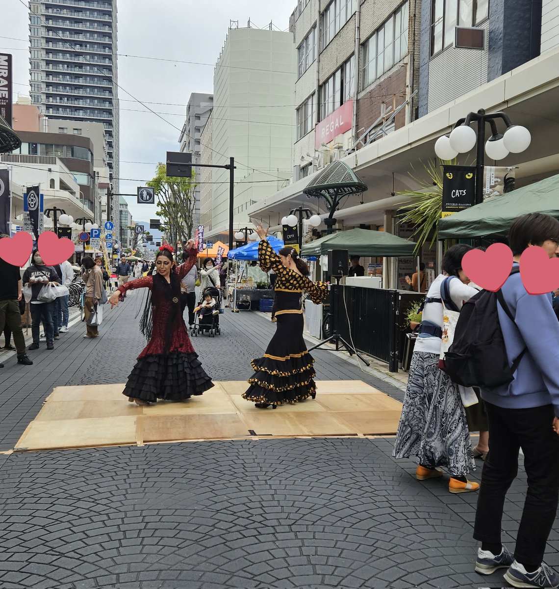 com_hall_7's tweet photo. 20日(土)21日(日)の青空市はフラメンコも同時に楽しめます🌟
新規出店も多くでてますので是非お立ち寄りくださ🎶🎶
#青空市
#七間町
#フラメンコフェスティバル https://t.co/UOQyFwDnlG