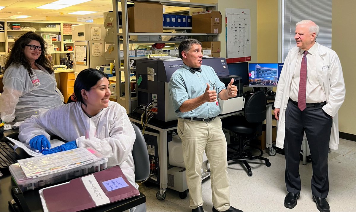 Really appreciated being able to visit a few of our @uvahealthnews labs and meet amazing medical lab professionals earlier this week. I cannot understate the importance of their role in patient care and outcomes. Thank you for all you do! #LabWeek2024