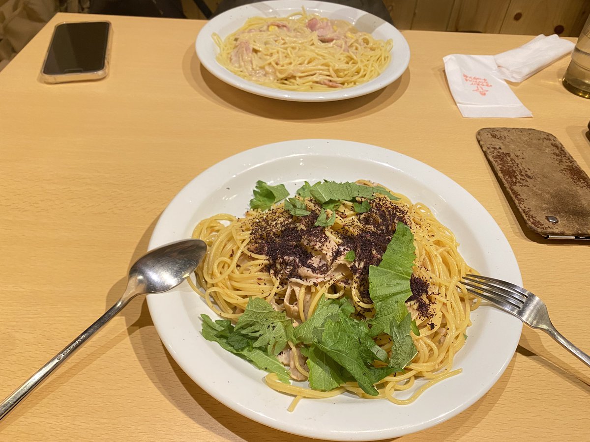 otomi_07's tweet photo. へへ………いいやろ………
おいしかった🥳🥳🍝🌸🌸 https://t.co/jJeY04CC5v