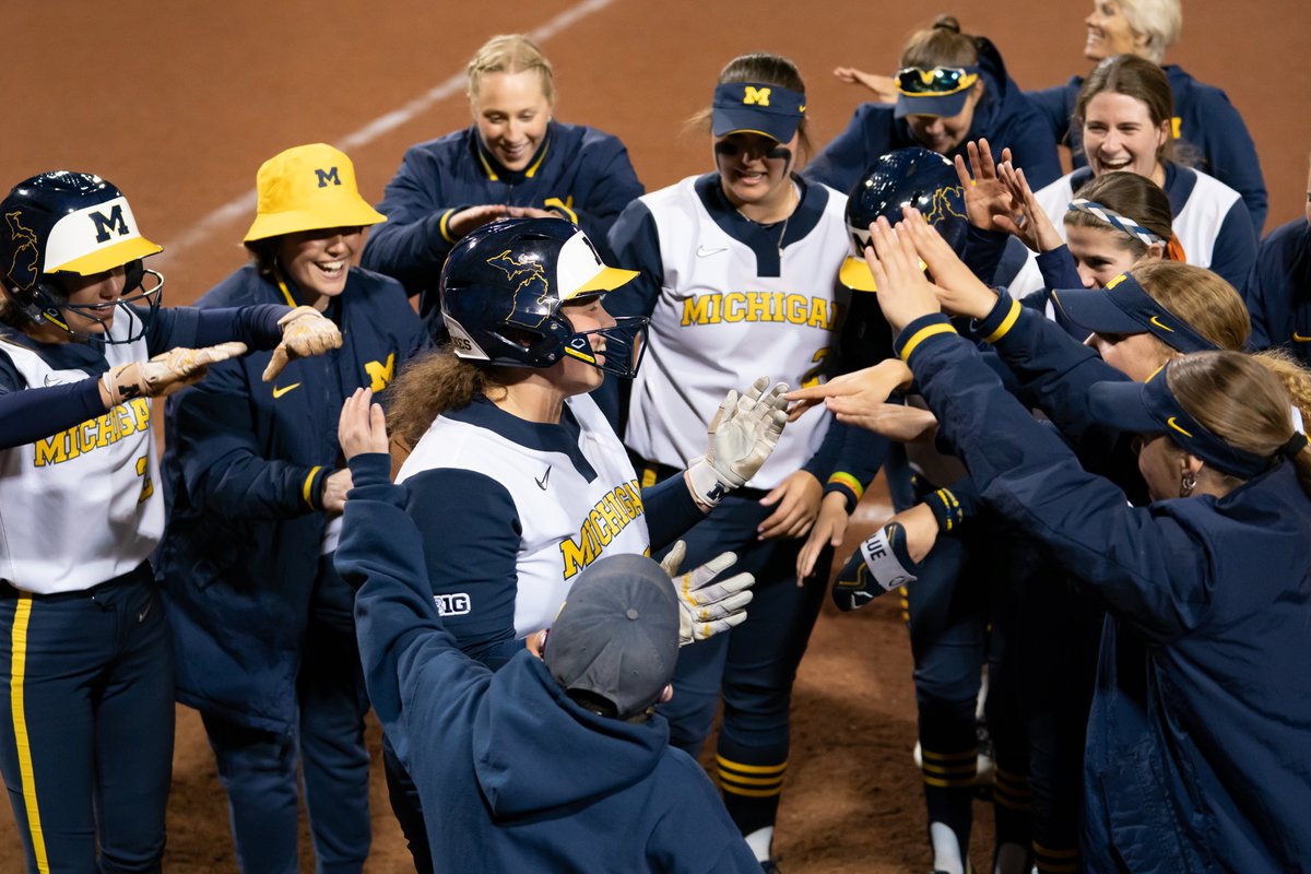 umichsoftball tweet picture