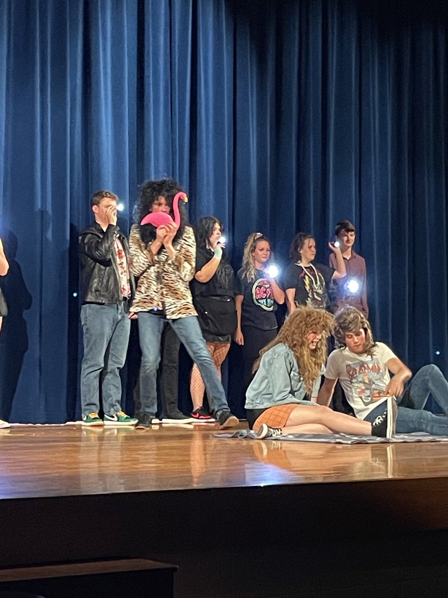 SethRyker's tweet photo. The Swedes put on a great show tonight!!  Two more opportunities to see Rock of Ages. 7 PM on Saturday and 2 PM on Sunday. ⁦@GBurgSwedes⁩ https://t.co/hZD21KqtTE