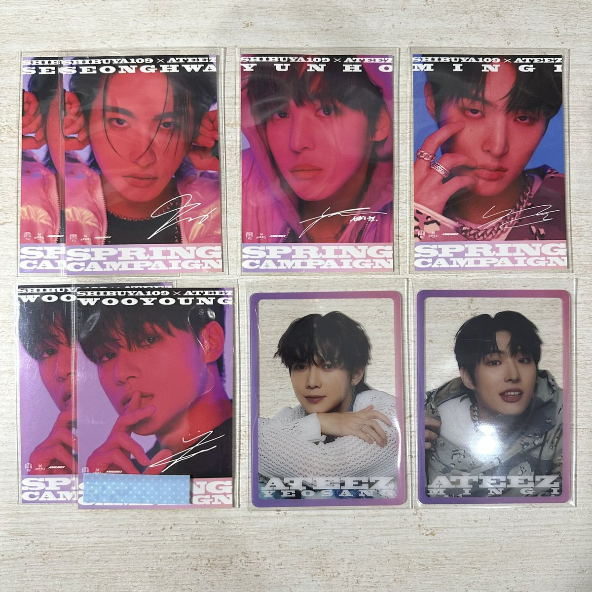 M04804468's tweet photo. 【交換】ATEEZ ポップアップ 109 アチズ ステッカー クリアカード トレカ

譲  画像1･2枚目

求  ホロ ホログラム ホンジュン

n(当方):1可能🙆‍♀️
郵送で同日発送希望です📮
異種のため難しいと思いますが、条件の合う方いらっしゃいましたらDMまでご連絡ください🙇‍♀️ https://t.co/Q4rlNVlEm2