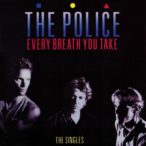#アーティスト名orタイトルだけが色付きのジャケ貼ろうぜ

#NowPlaying The Police 'Every Breath You Take: The Singles' (Compilation, 1986) #ThePolice