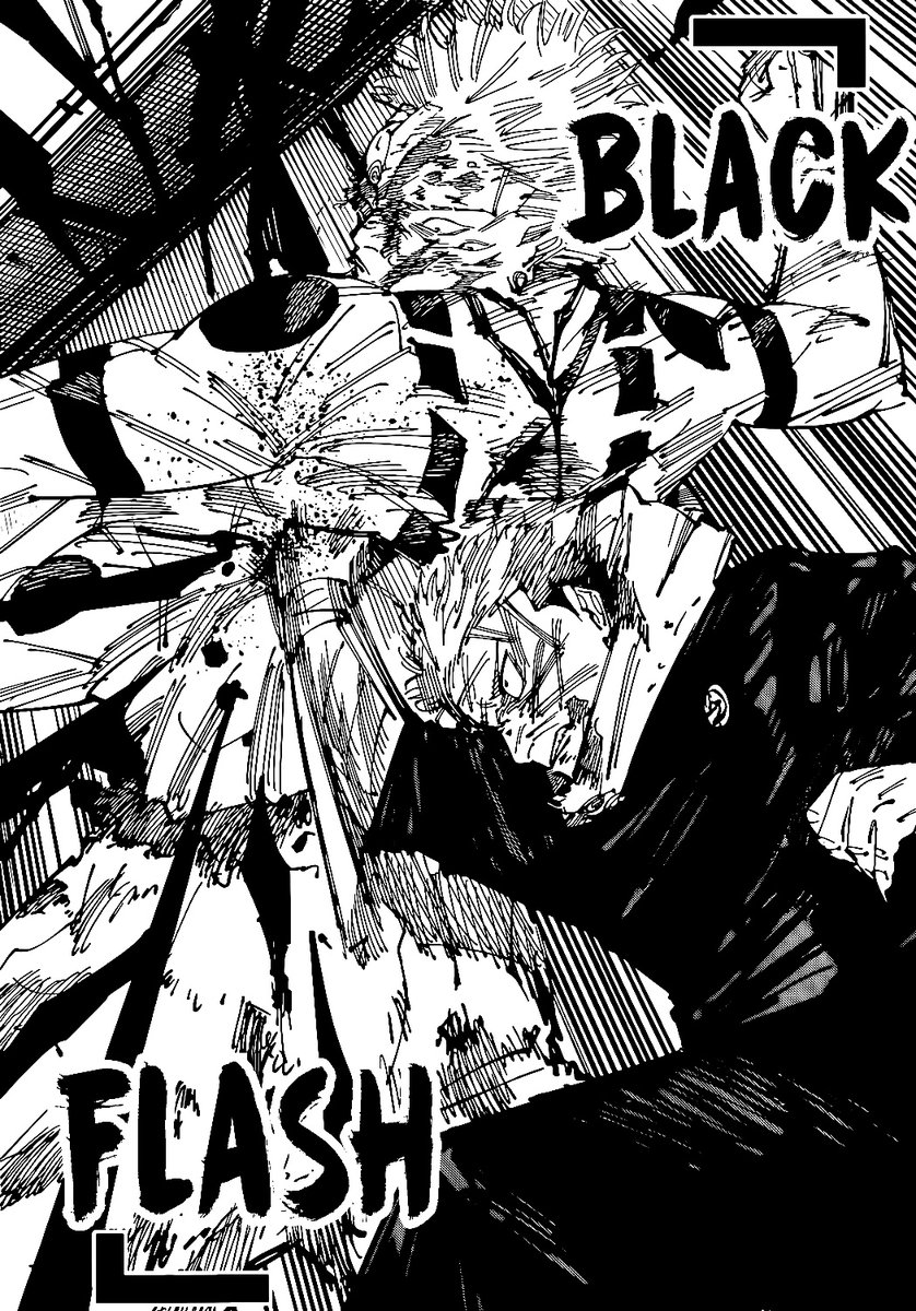 Yuji's 8th Consecutive Black Flash on Sukuna in High Quality #JJK257 #JJKSpoilers