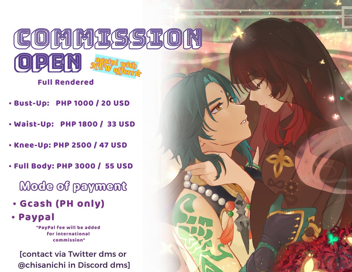chisa aria 👻👹 Art Commissions OPEN tweet media