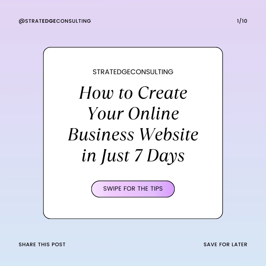 🧵How to create a Business Website in 7 days #UserExperienceMatters #MobileOptimization #ContentIsKey #WebDesign #LoadSpeedMatters #ResponsiveDesign #ClearNavigation #ConsistentBranding #SmallBusinessTips