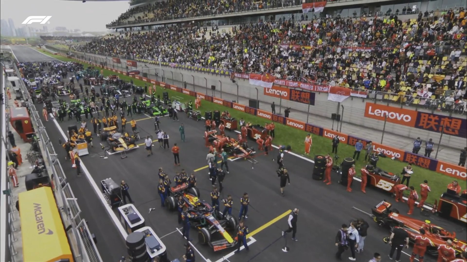 chinese gp sprint grid 2024 f1 car