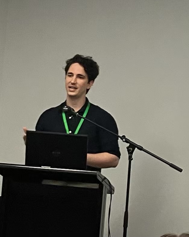 Congratulations to @AgtacJcu member Ethan Waters who was awarded the Mac Hogarth Agriculture Award for best paper that is suitable for presentation to the agricultural section of the #ASSCT conference from a student or recent graduate. Well done Ethan! @jcu #agtech