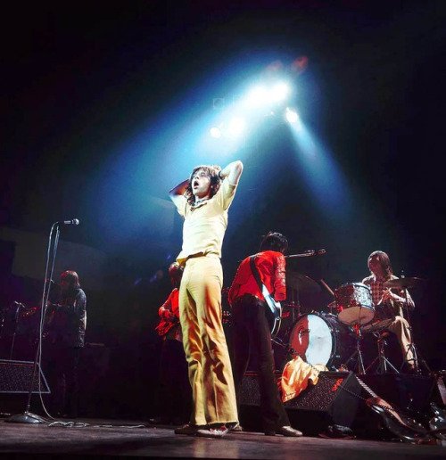 The Rolling Stones at Colston Hall, Bristol in 1971. Photo by David Redfern