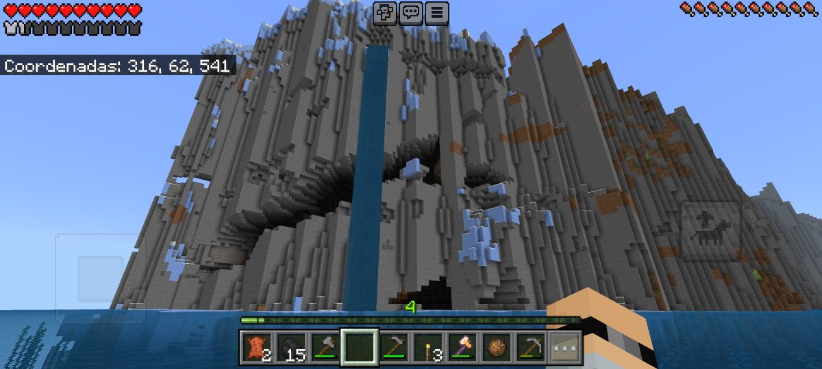ILoboFe's tweet image. Es normal está generación en Minecraft o se estaba muriendo mi Alcatel al cargar el juego