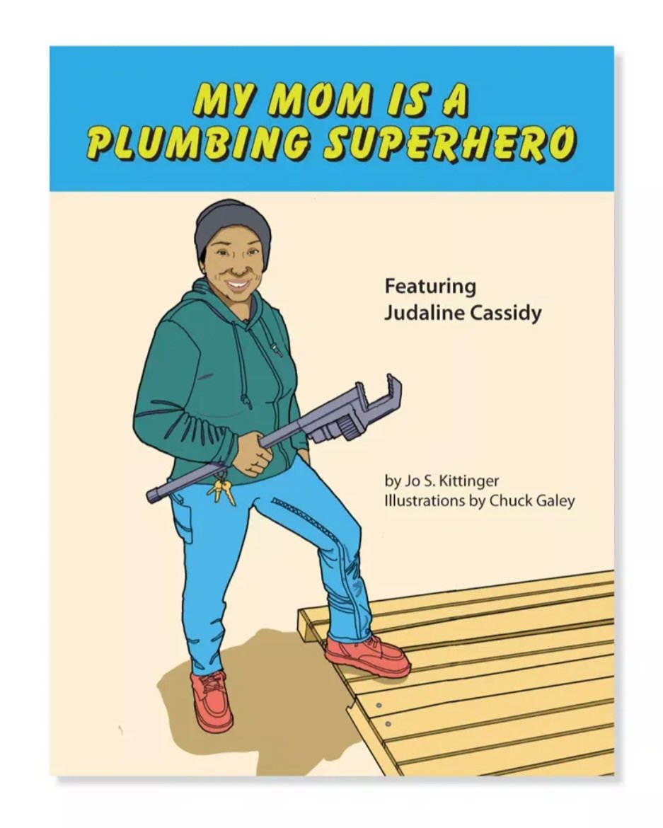 GofourthTom's tweet photo. My Mom Is A Plumbing Superhero is the first children’s book focused exclusively on women plumbers, lifting up their contributions to public health.
#ToolsToTiaras #TWBN #UAWomen #UnitedAssociation #BuiltOnExcellence
#WomenPlumbers #Plumber
https://t.co/ryvEs2k5lG https://t.co/nOd647Dm0z