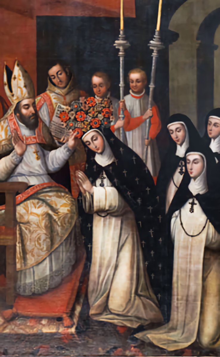 St. Agnes of Montepulciano (1317) At nine she entered a monastery. She was commissioned by Pope Nicholas IV to assist in the foundation of a monastery of which she became prioress at age fifteen. She established a convent of Dominican nuns that she governed until her death.