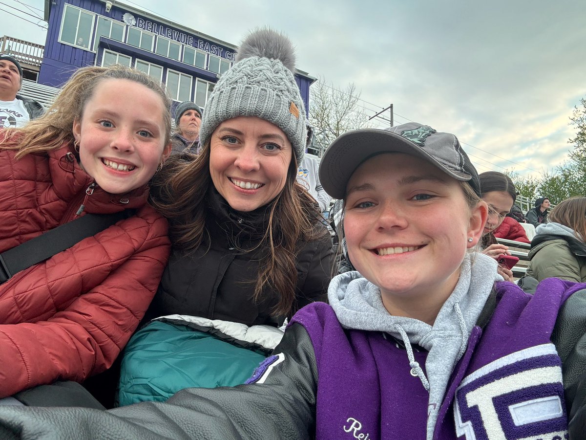 Ran into one of our favorites tonight at the @BEASTGIRLSOCCER game! Loved catching up with you @mackreimer21! 💜 #BEASTFam #BEASTAlum #OnceAChieftainALWAYSAChieftain