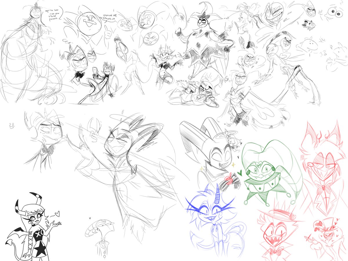 little draw pile hangout with @xFrostStar and @sinnawii c: i got a little carried away up top lol