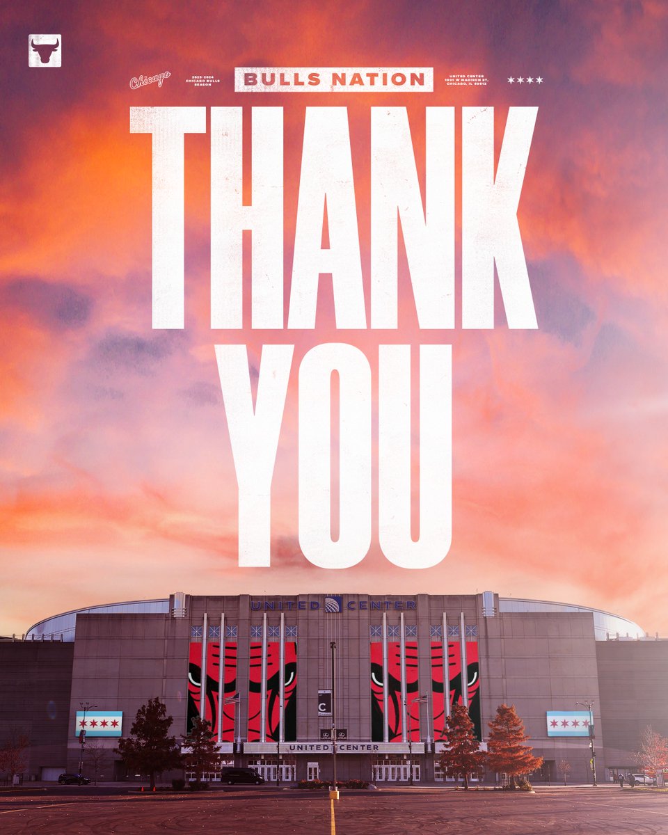 The best fans in the world. Thank you, #BullsNation.